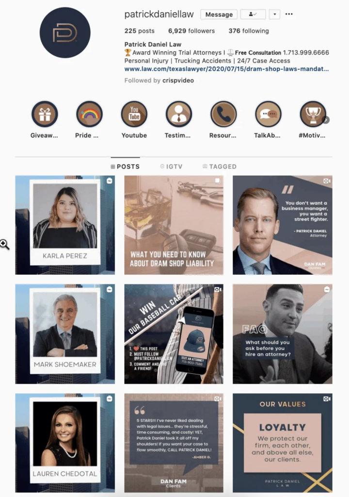 LinkedIn vs. Instagram para marketing legal