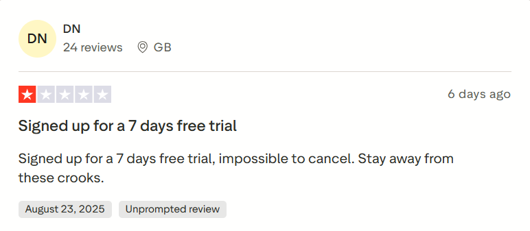 Some users say that the tool is impossible to cancel