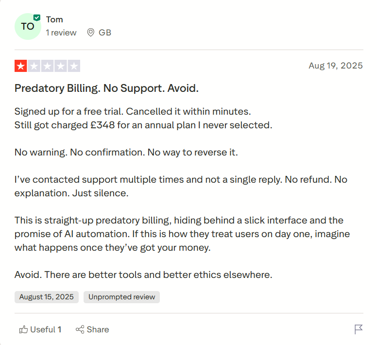 Some users say that they signed up for a free trial and still got charged even though they cancelled
