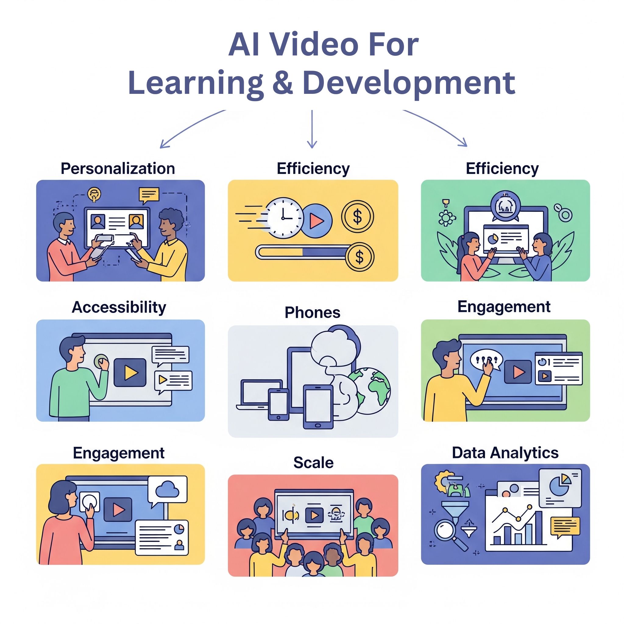 The Benefits Of Using AI Video for Learning & Development