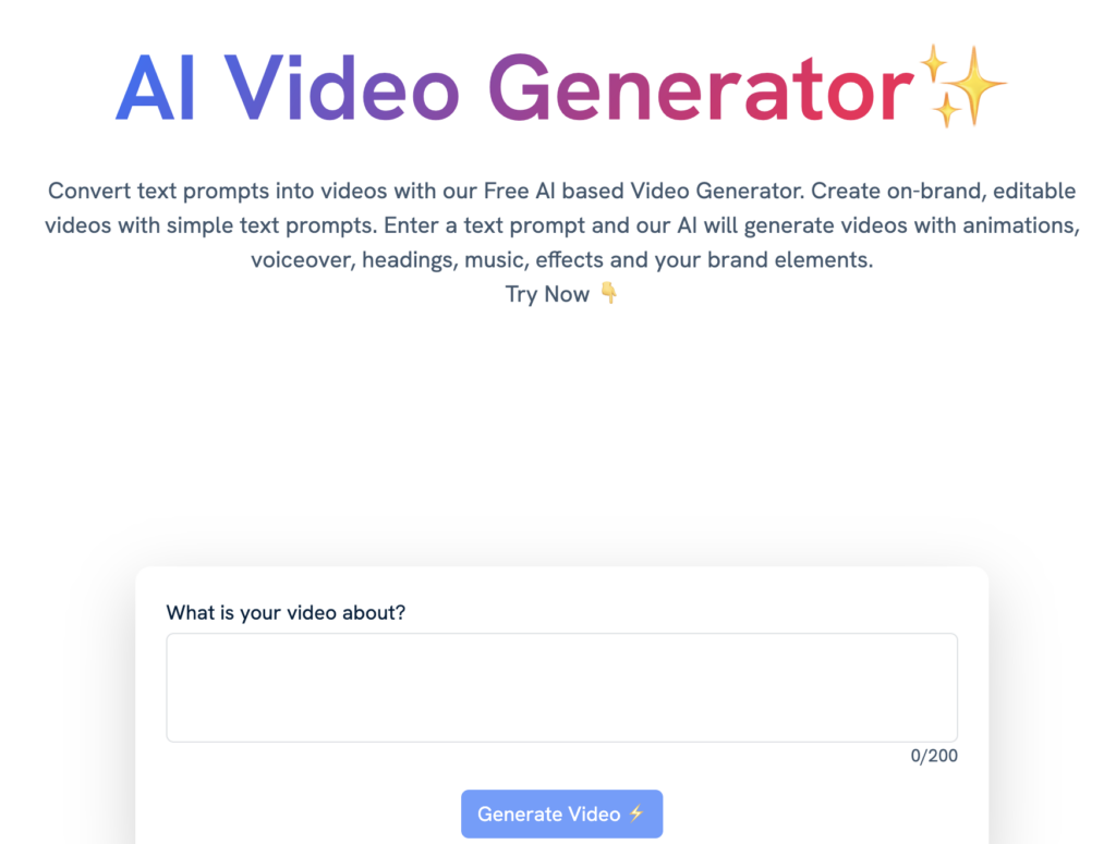 Predis AI video ģenerators