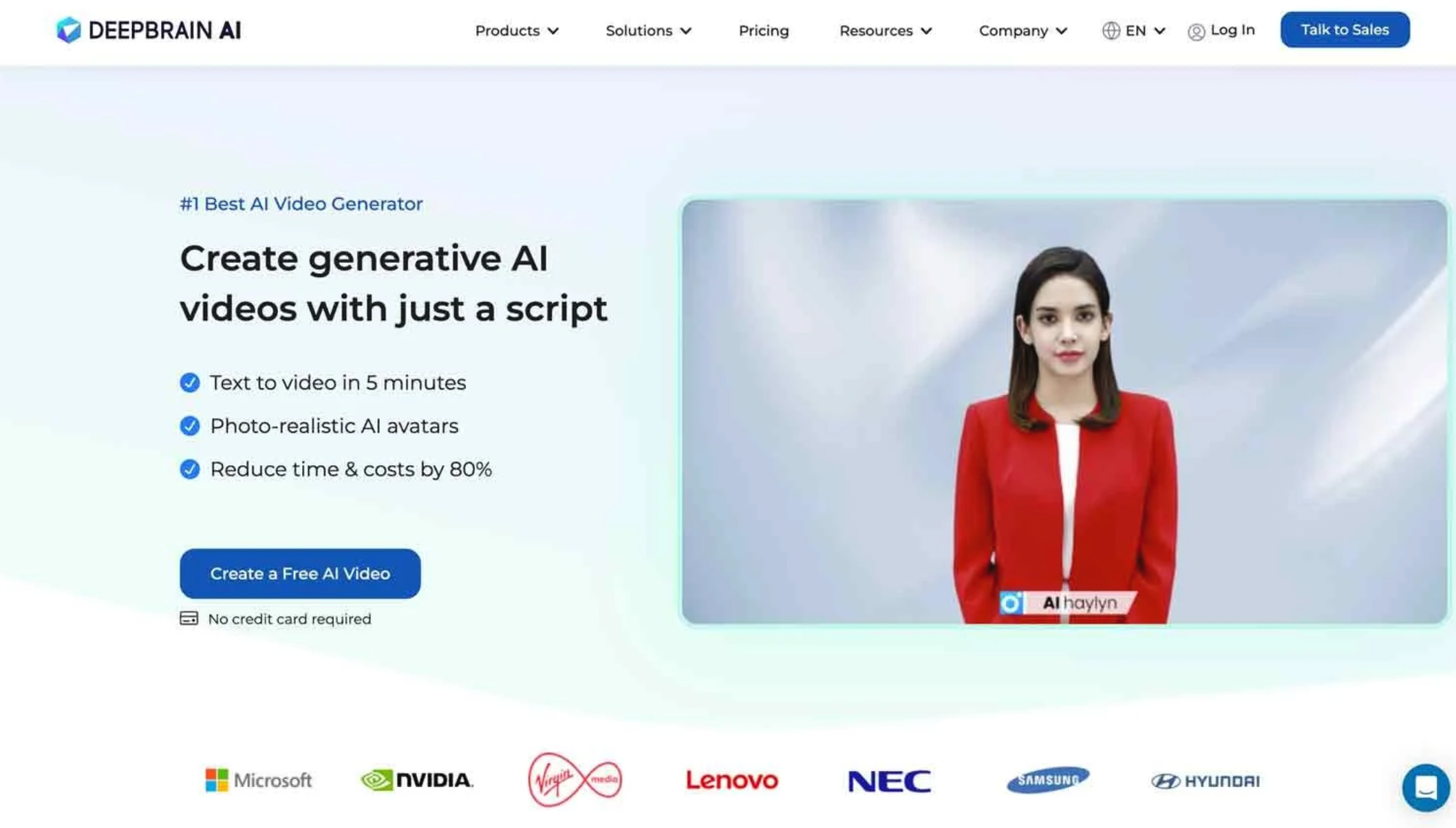 Lifitio Tsa 'Mino Tse Hlahisoang ke DeepBrain AI