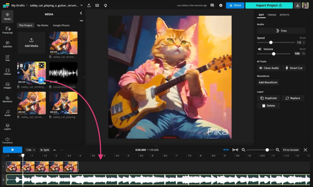 Kapwing AI-Generated Music Videos