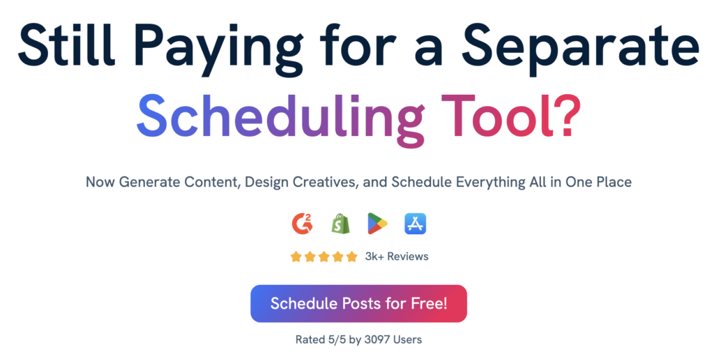 Bestes KI-gestütztes Instagram-Planungstool
