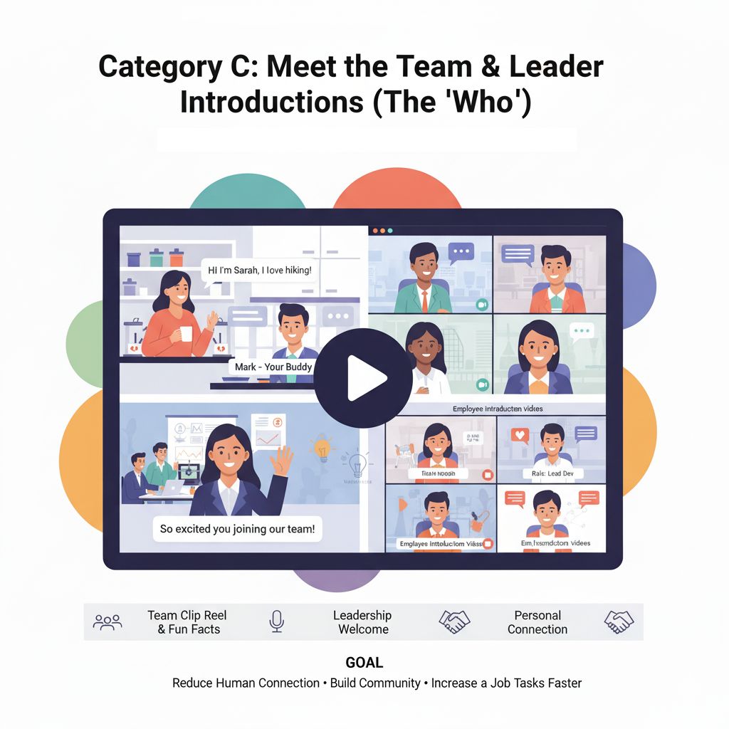 Core Categories of Best Employee Onboarding Video Examples