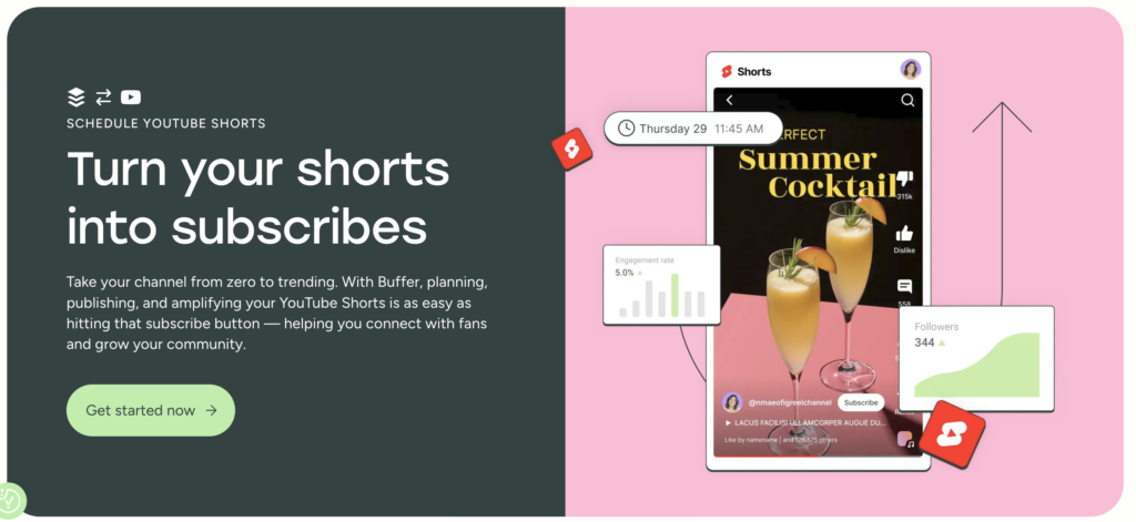 Què cal buscar a les eines per crear i programar curts de YouTube?