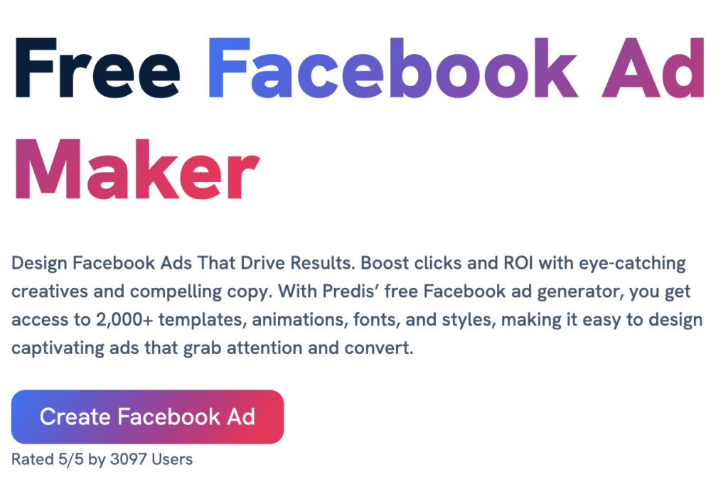 predis ai facebook ad maker