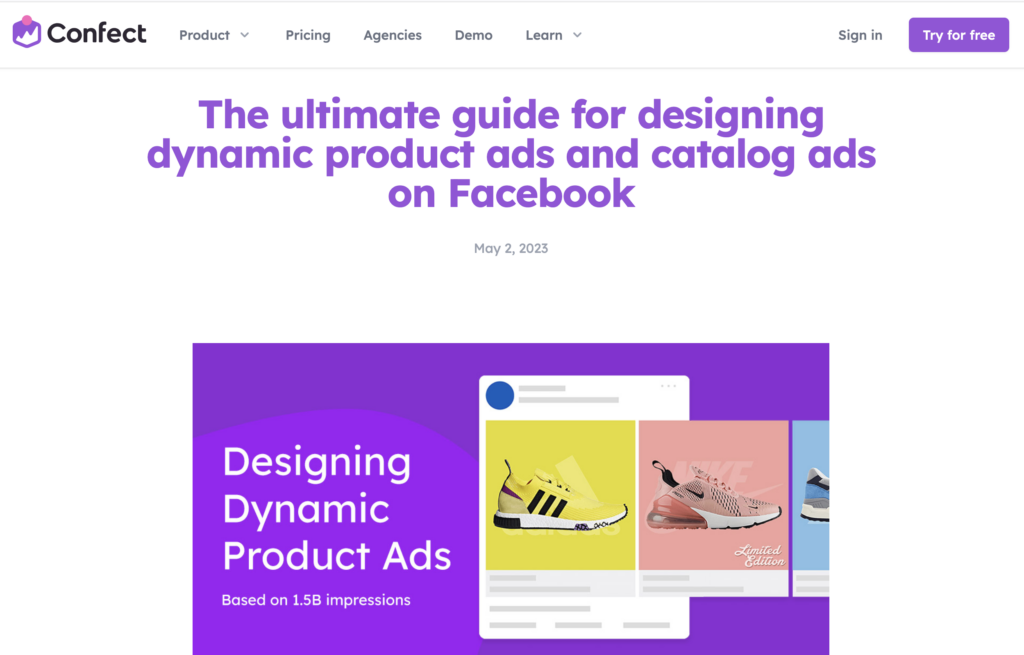 tabloul de bord confect.io