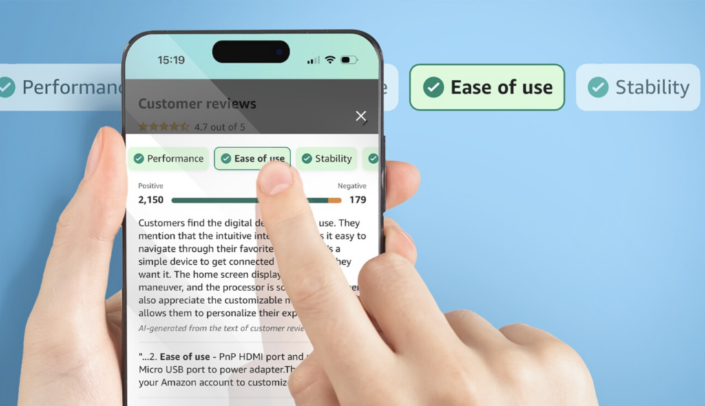 Mesterséges intelligencia által generált vélemények az Amazonon