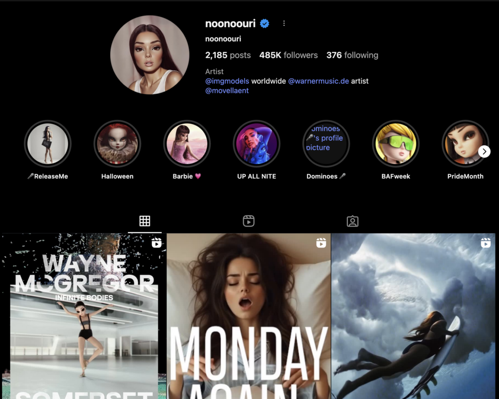 influencer de IA noonoouri