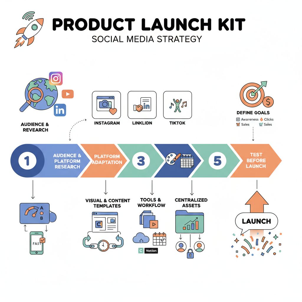 Product Launch Kits for Social Media