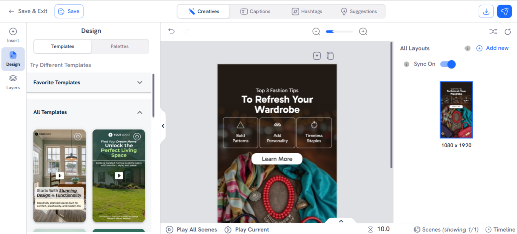 Predis.ai Instagram post maker