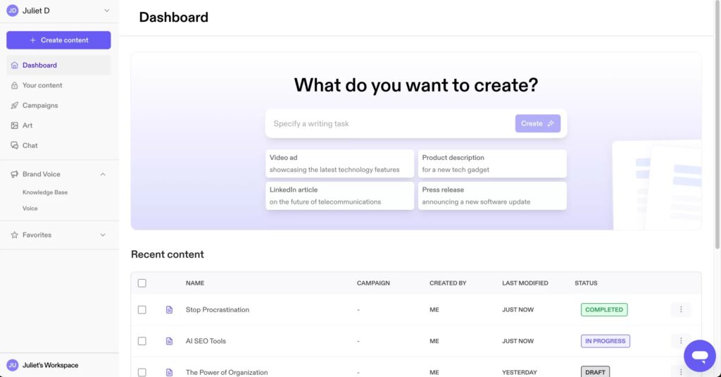 Jasper Ad Dashboard
