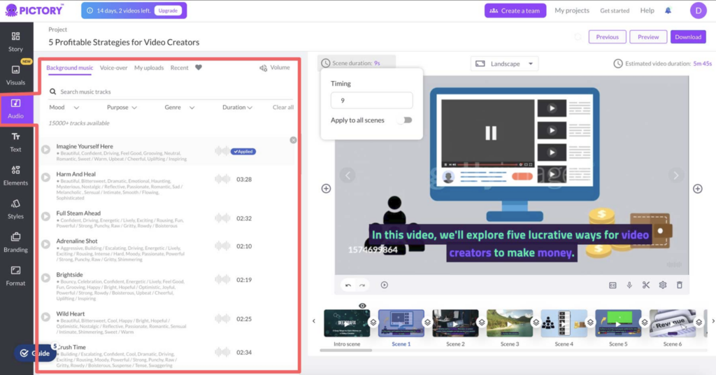 E migliori alternative à u generatore di video Kapwing - Pictory