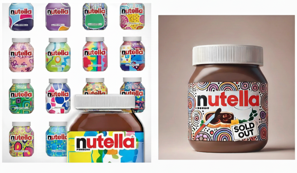 Usage of Image Ads in Nutella