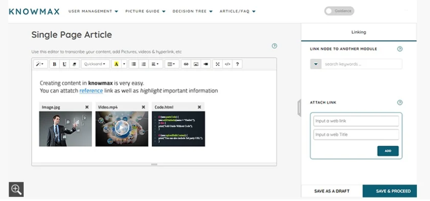 Knowmax - AI Guided Knowledge Management Platform