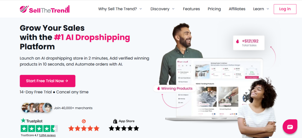 Sell The Trend tool image