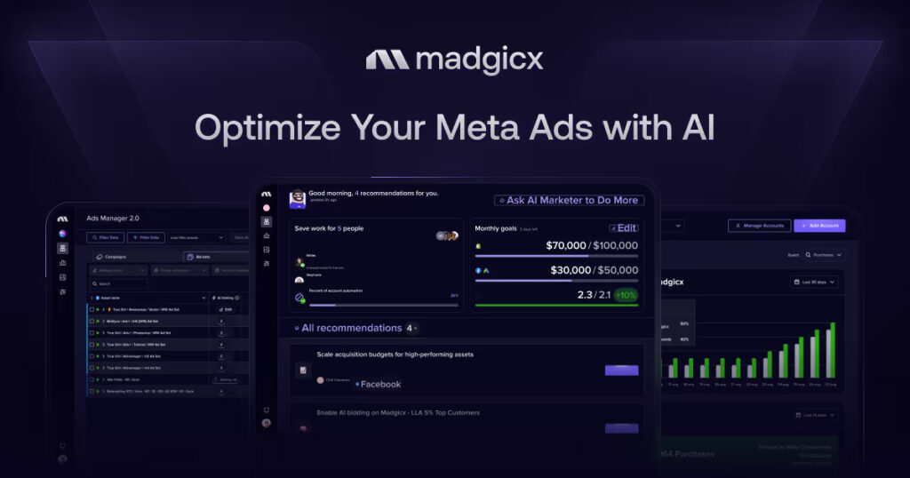Madgicx to optimise facebook ads