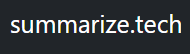 summarize.tech logo