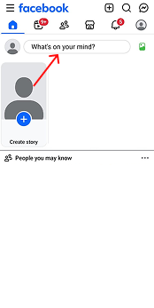 Creating a custom location with Facebook by creating a post