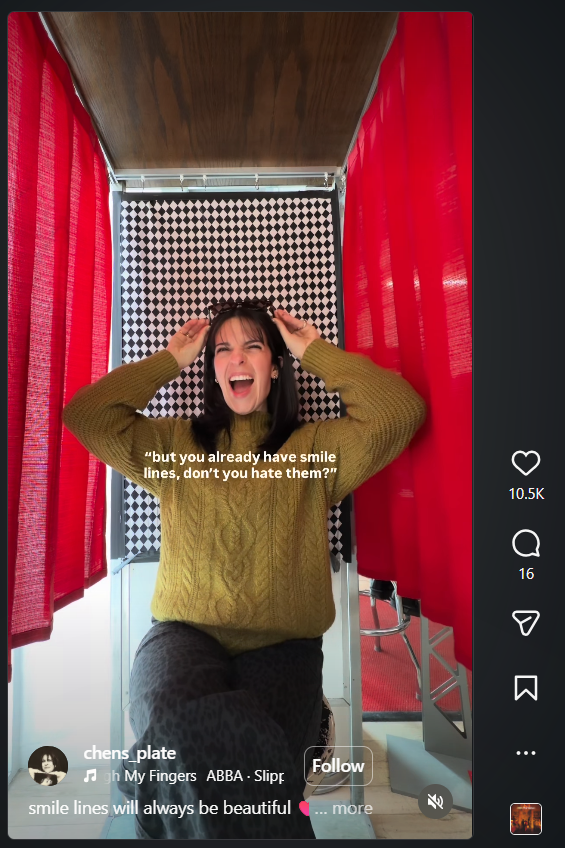 Smile lines reel idea