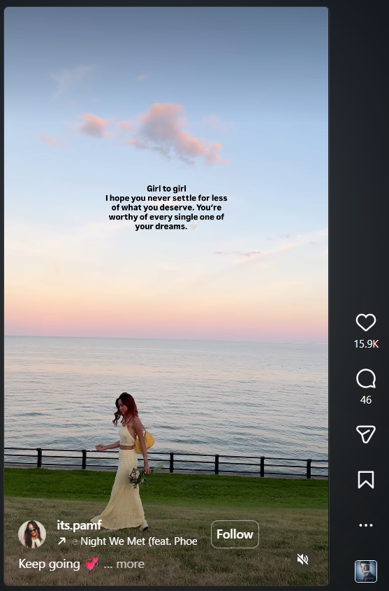 Girl to Girl Instagram reel