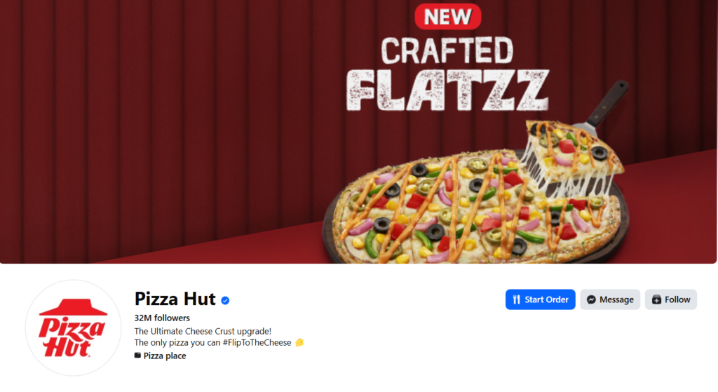 pizza hut facebook cover