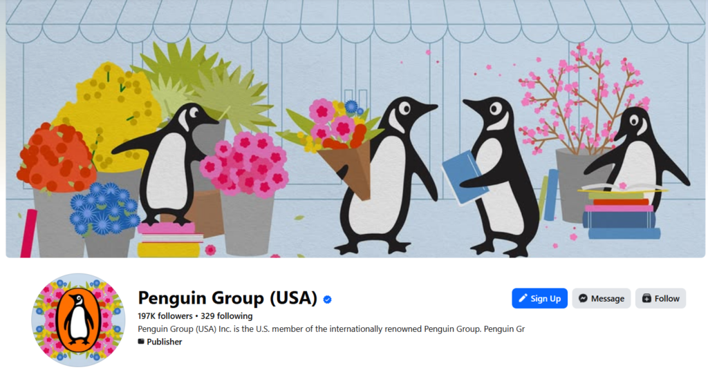 Penguin house USA facebook page