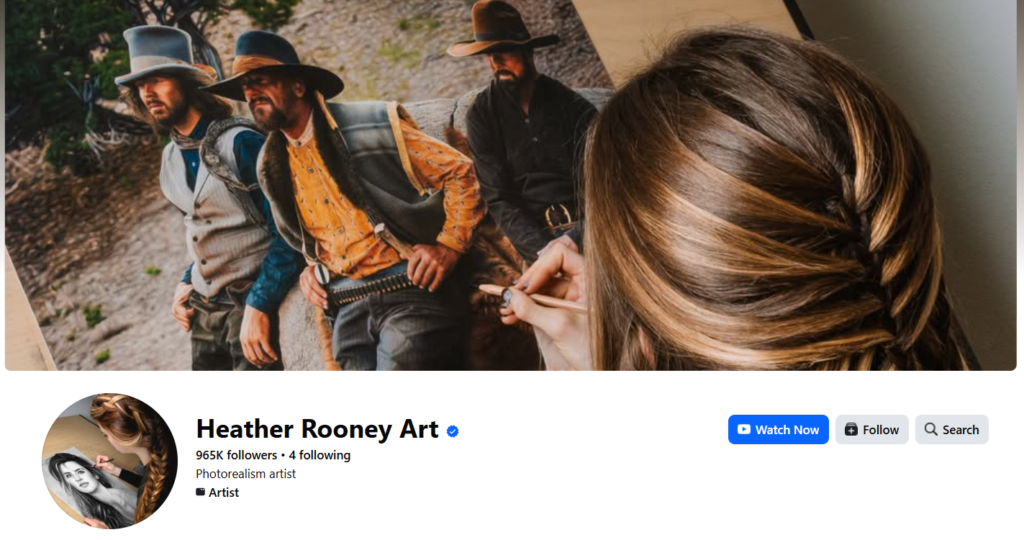 Heather rooney independent artist facebook page