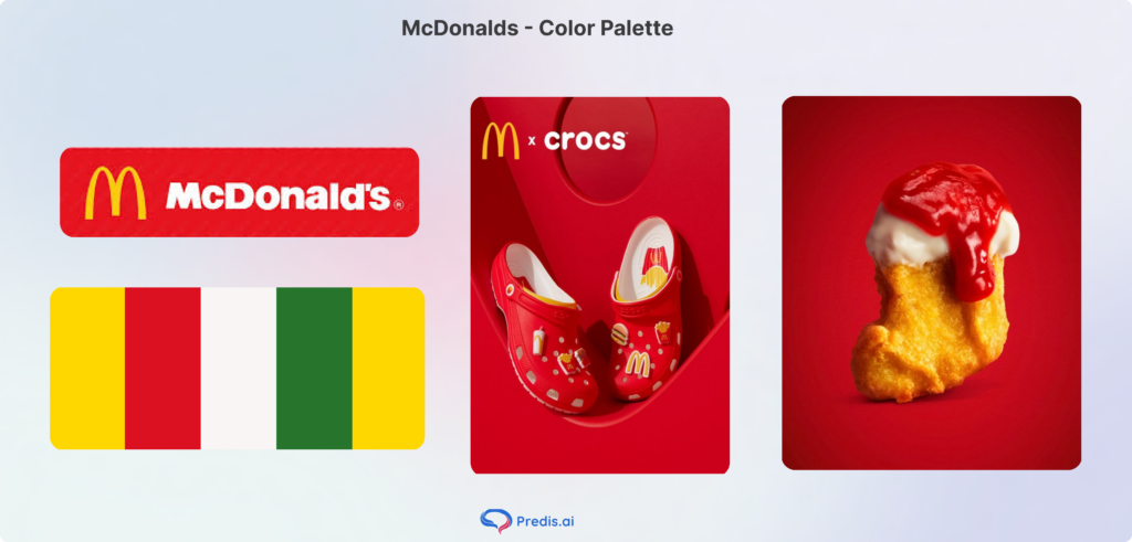 Mcdonalds color palette