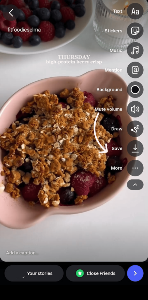 Downloading Instagram reel with story