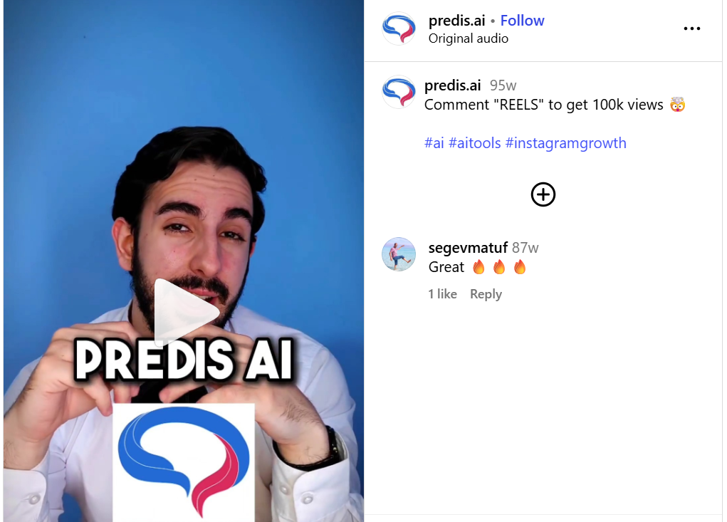 Radītājs runā par Predis Mākslīgais intelekts kā mākslīgais intelekts reel veidotājs