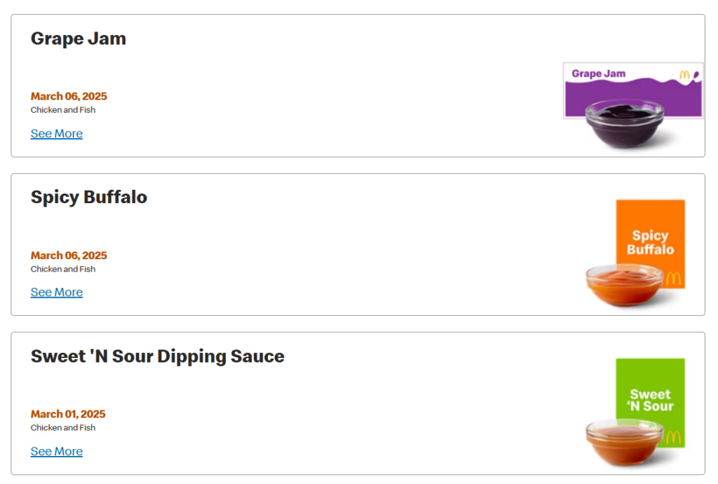 Mcd food photos for Press kit