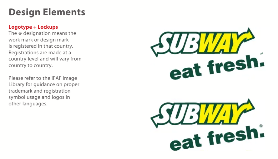 Subway logo lockup