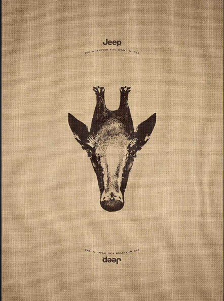Jeep "See What You Want to See" print ad