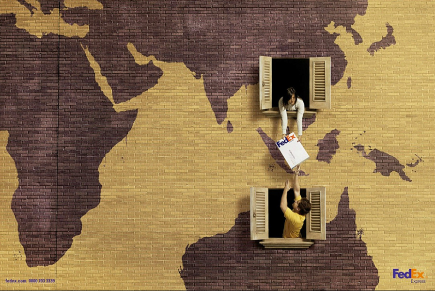 FedEx "Neighbor" print ad