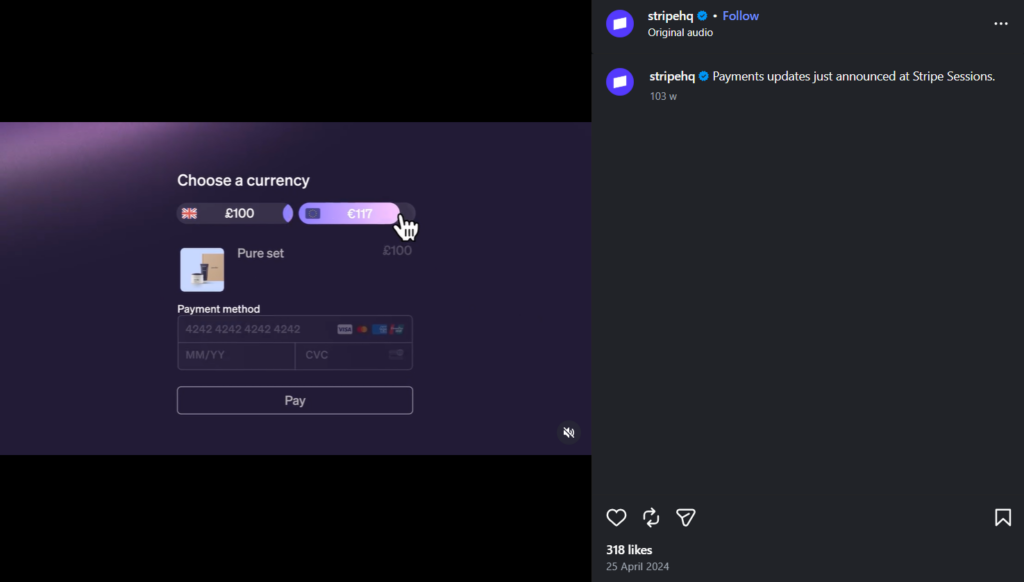 Stripe payments platform