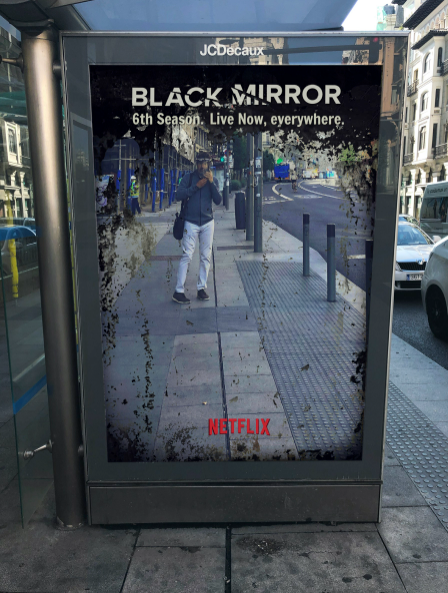 Netflix - black mirror "Loading" bar ad