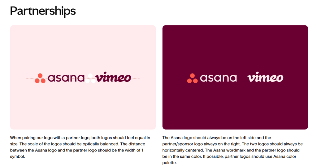 Asana brand guidelines