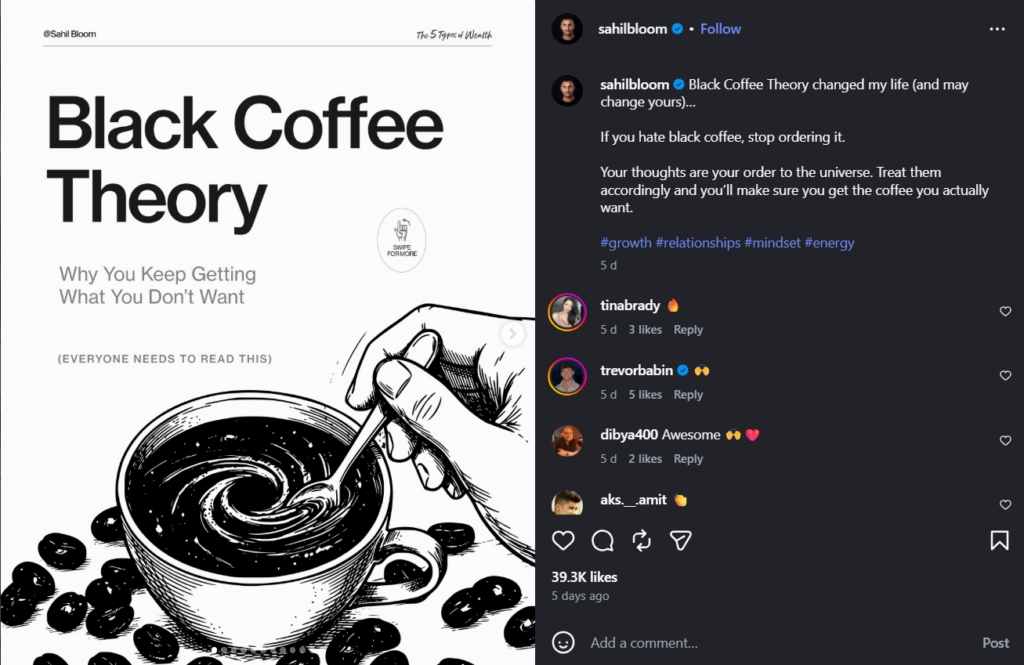 Instagram carousel image