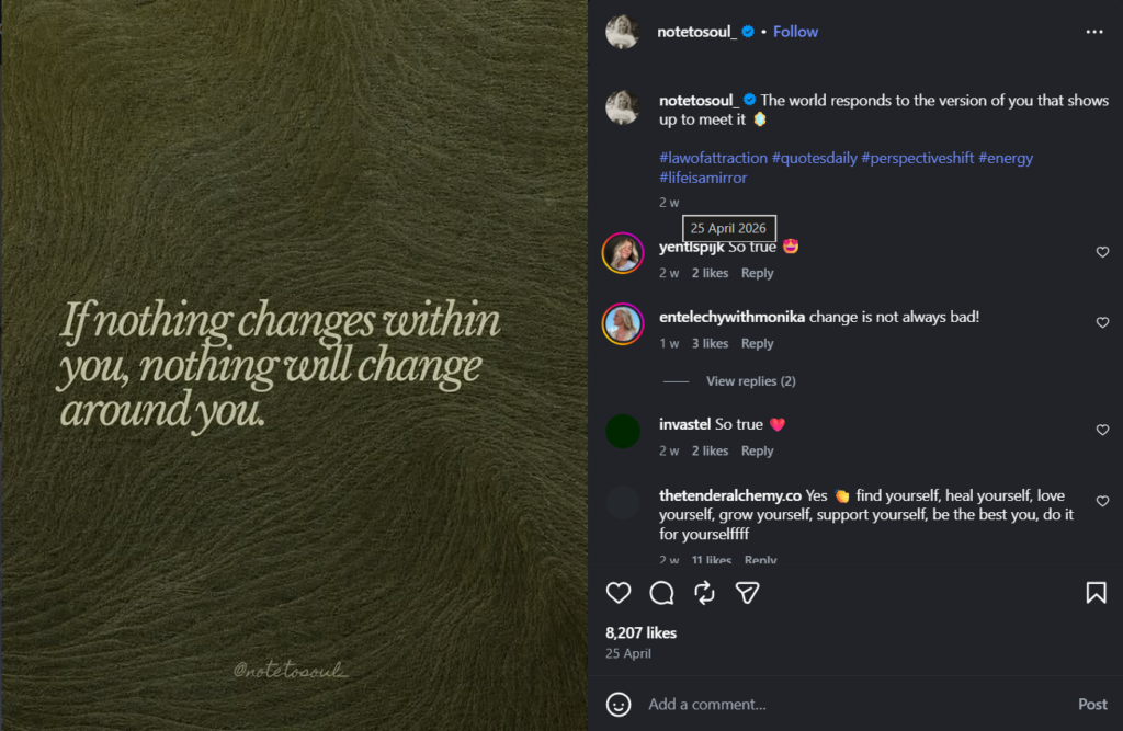 Grainy background sample in quote posts