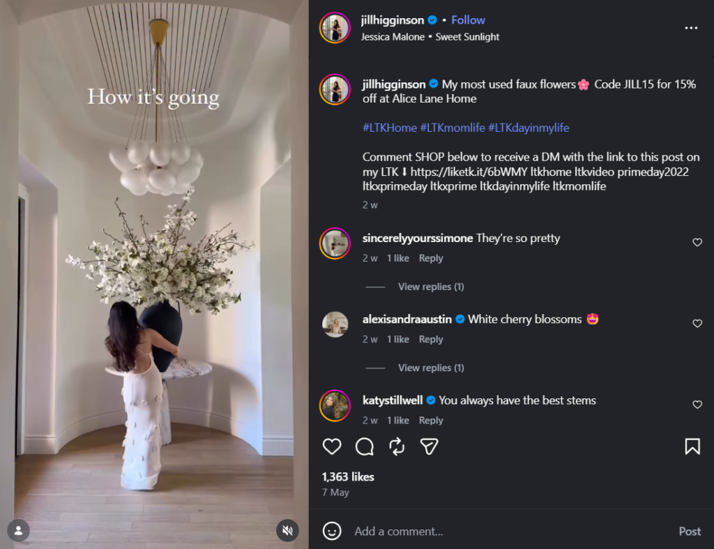 Lifestyle influencers