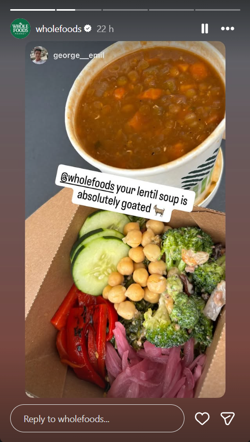 UGC hat den Artikel von Whole Foods erneut veröffentlicht.
