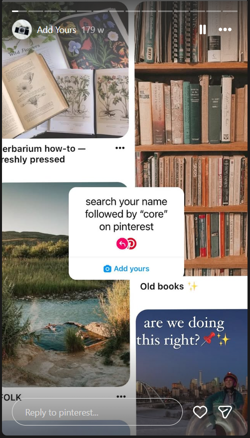 Pinterest ermutigt Nutzergenerierte Inhalte einzureichen