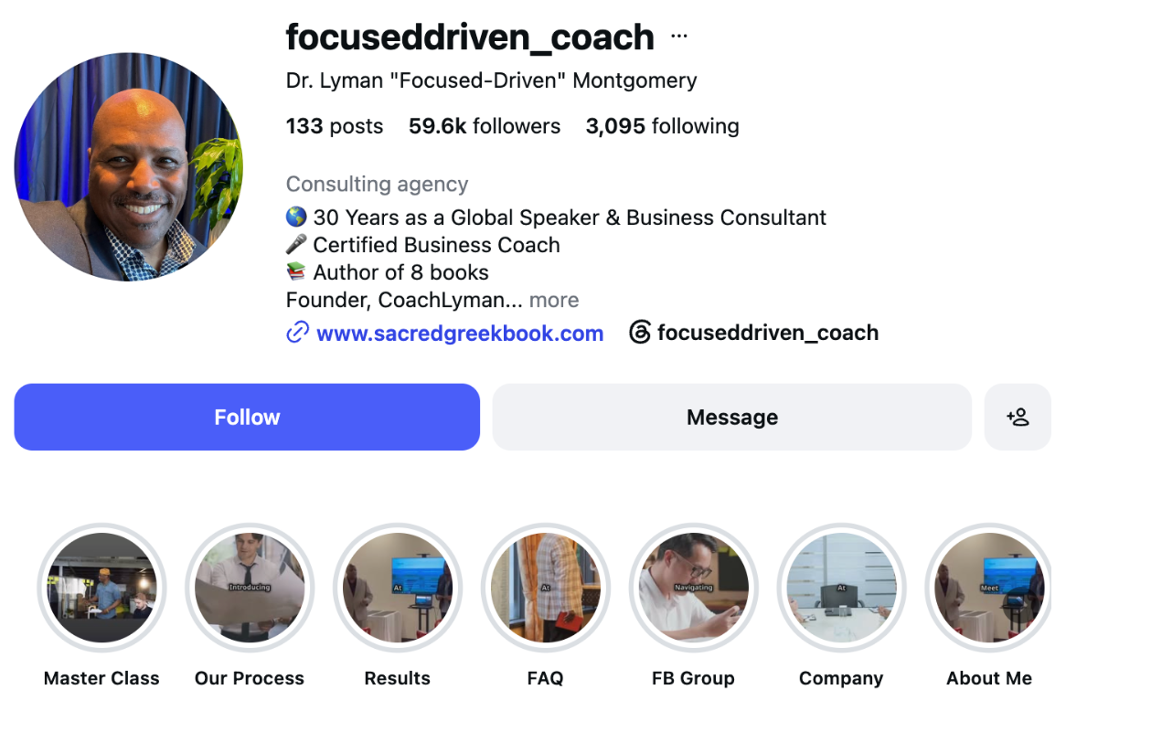 Instagram account