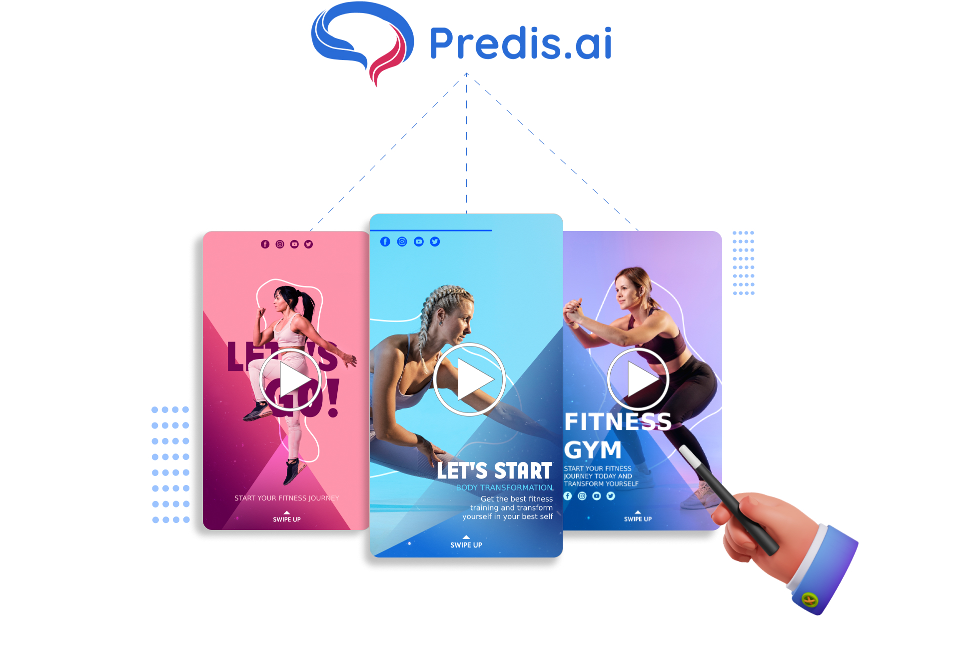 Creating video using Predis.ai