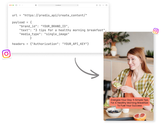 AI to make stories with API
